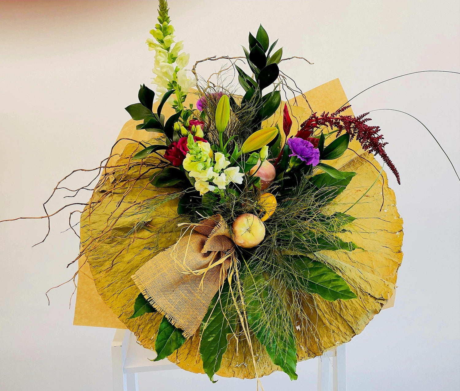 Hand-tied bouquets