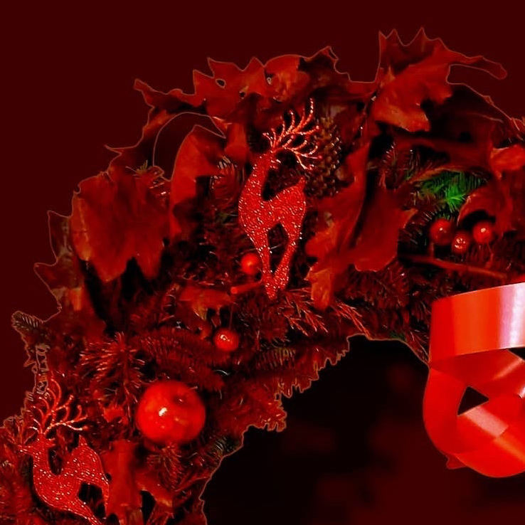 Burgundy Wreath