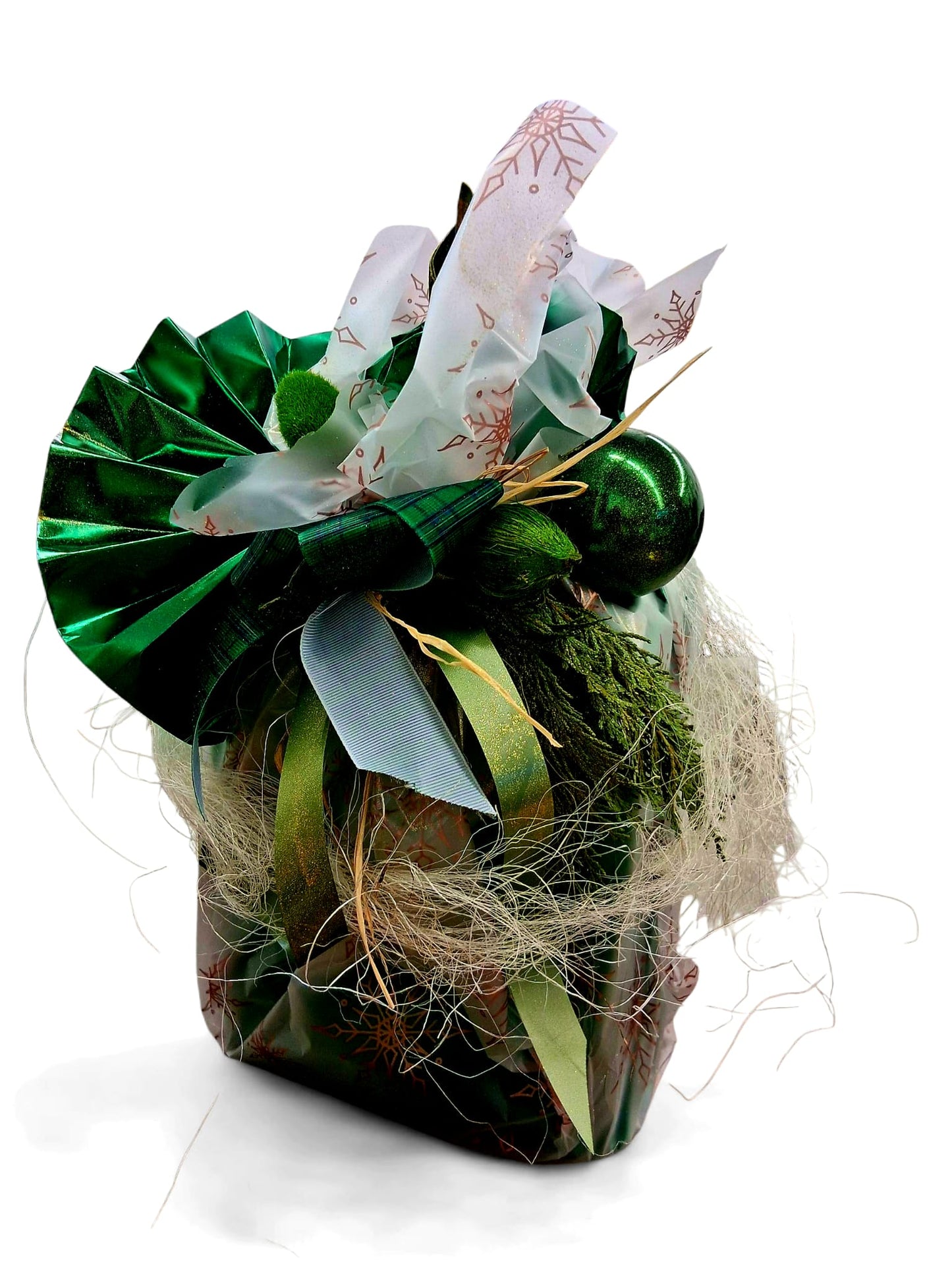 🎁 Barcelona Wrap. Natural Texture and Festive Charm ✨