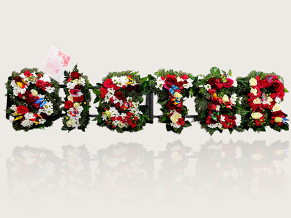 Custom Floral Lettering Tribute