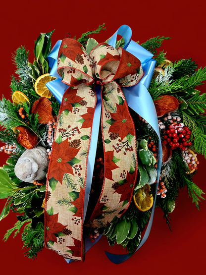 🌟 Poinsettia Charm 🎀🎄